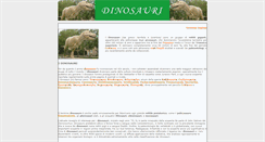 Desktop Screenshot of dinosauri.info